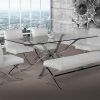 Glass And Stainless Steel Dining Tables (Photo 4 of 25)