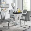 Glossy Gray Dining Tables (Photo 1 of 15)