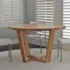 Solid Wood Circular Dining Tables White (Photo 8 of 25)