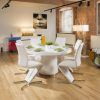 Large White Gloss Dining Tables (Photo 20 of 25)