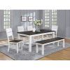 Laurent 7 Piece Rectangle Dining Sets With Wood And Host Chairs (Photo 4 of 25)