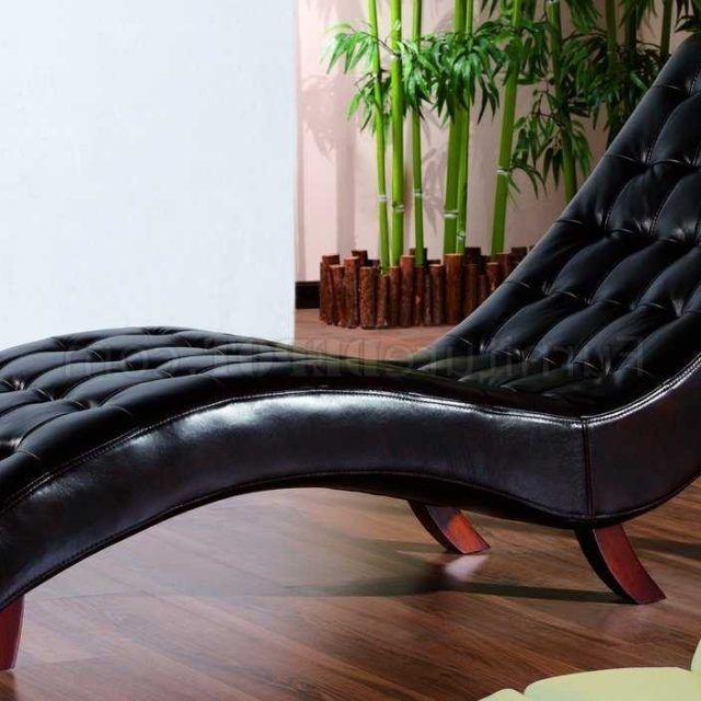 The 15 Best Collection of Leather Chaise Lounge Chairs