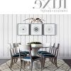 Palazzo 9 Piece Dining Sets With Pearson White Side Chairs (Photo 22 of 25)