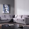 Mireille Modern And Contemporary Fabric Upholstered Sectional Sofas (Photo 22 of 25)