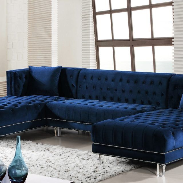 15 Best Blue Sectional Sofas