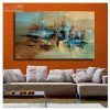 Modern Abstract Huge Oil Painting Wall Art (Photo 2 of 15)