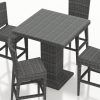 Patio Square Bar Dining Tables (Photo 20 of 25)