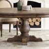 Rustic Brown Lorraine Pedestal Extending Dining Tables (Photo 7 of 25)