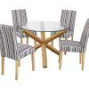 Round Glass Dining Tables With Oak Legs (Photo 8 of 25)