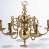 Old Brass Chandeliers (Photo 15 of 15)