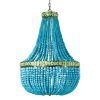 Turquoise Chandelier Lights (Photo 7 of 15)