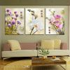 3 Piece Floral Canvas Wall Art (Photo 5 of 15)