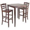 Winsome 3 Piece Counter Height Dining Sets (Photo 5 of 25)