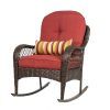 Outdoor Wicker Rocking Chairs With Cushions (Photo 10 of 15)