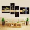 Black And Gold Abstract Wall Art (Photo 1 of 15)