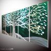 Abstract Leaf Metal Wall Art (Photo 6 of 15)
