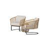 3-Piece Outdoor Boho Wicker Chat Set (Photo 4 of 15)