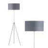 Brushed Steel Standing Lamps (Photo 5 of 15)