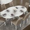 Small White Extending Dining Tables (Photo 3 of 25)
