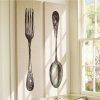 Big Spoon And Fork Wall Decor (Photo 11 of 15)