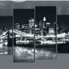 Black And White New York Canvas Wall Art (Photo 10 of 15)