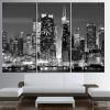 Black And White New York Canvas Wall Art (Photo 9 of 15)