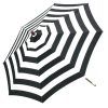 Black And White Striped Patio Umbrellas (Photo 12 of 15)
