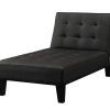 Black Chaise Lounges (Photo 4 of 15)