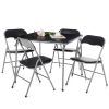 Black Folding Dining Tables And Chairs (Photo 8 of 25)