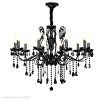 Black Glass Chandeliers (Photo 1 of 15)