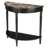 Faux Marble Console Tables (Photo 6 of 15)