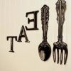 Big Spoon And Fork Wall Decor (Photo 1 of 15)