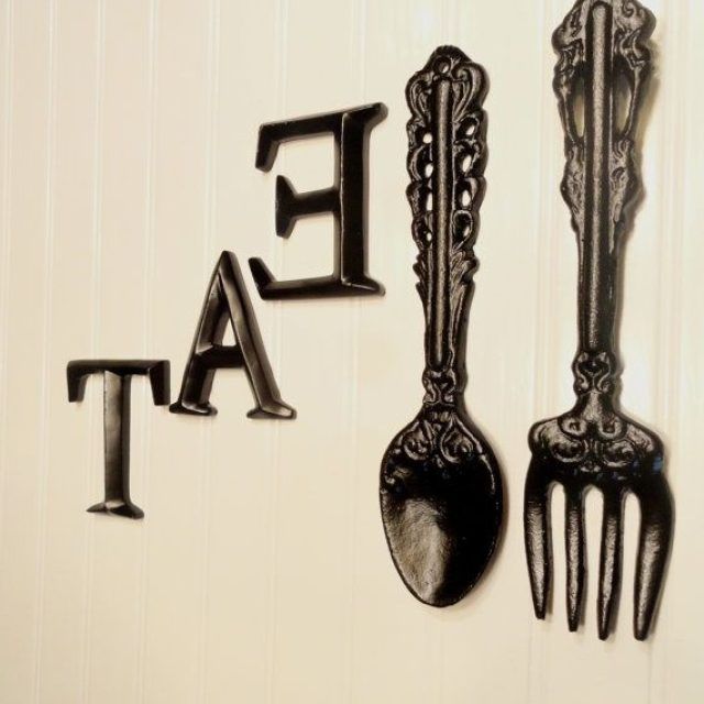 2024 Best of Big Spoon and Fork Wall Decor