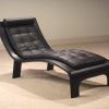 Black Leather Chaise Lounge Chairs (Photo 2 of 15)