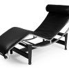 Black Leather Chaise Lounges (Photo 12 of 15)