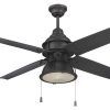 Black Outdoor Ceiling Fans With Light (Photo 12 of 15)