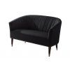 Black Velvet 2-Seater Sofa Beds (Photo 5 of 15)