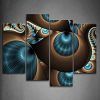 Blue And Brown Abstract Wall Art (Photo 1 of 15)