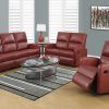 Bonded Leather All In One Sectional Sofas With Ottoman And 2 Pillows Brown (Photo 9 of 25)