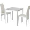White Glass Dining Tables And Chairs (Photo 20 of 25)
