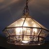 Brass And Glass Chandelier (Photo 6 of 15)