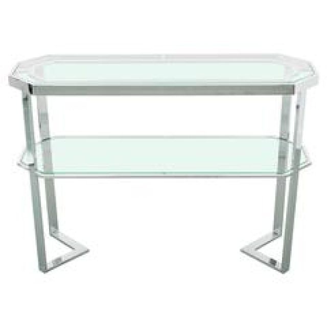 15 Inspirations Brass Smoked Glass Console Tables