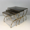 Brass Smoked Glass Console Tables (Photo 8 of 15)