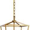 Brass Wrapped Lantern Chandeliers (Photo 1 of 15)