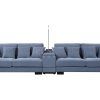 Brayson Chaise Sectional Sofas Dusty Blue (Photo 3 of 25)