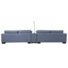 Brayson Chaise Sectional Sofas Dusty Blue (Photo 9 of 25)