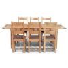 Oak Extending Dining Tables And 6 Chairs (Photo 24 of 25)