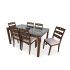 25 Inspirations Glass 6 Seater Dining Tables
