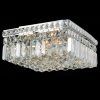 4-Light Chrome Crystal Chandeliers (Photo 12 of 15)