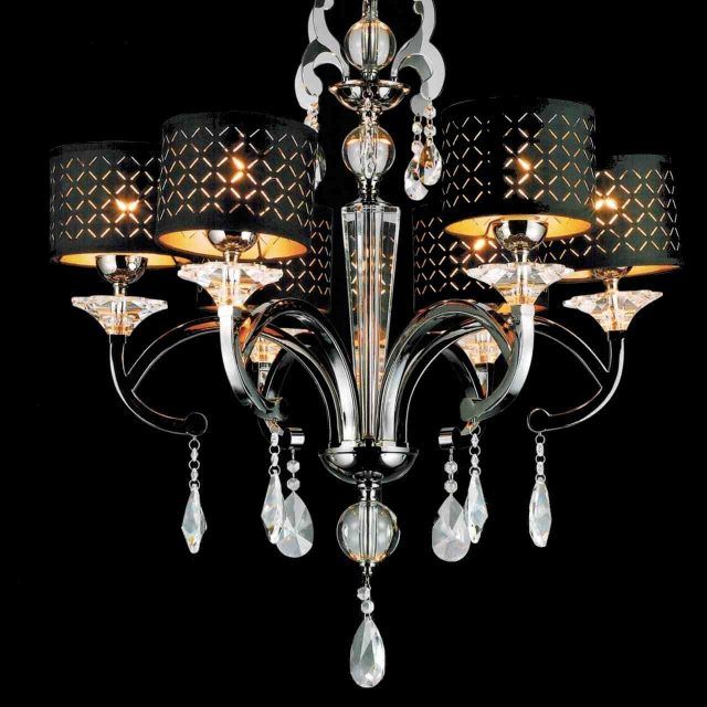 15 Collection of Contemporary Black Chandelier